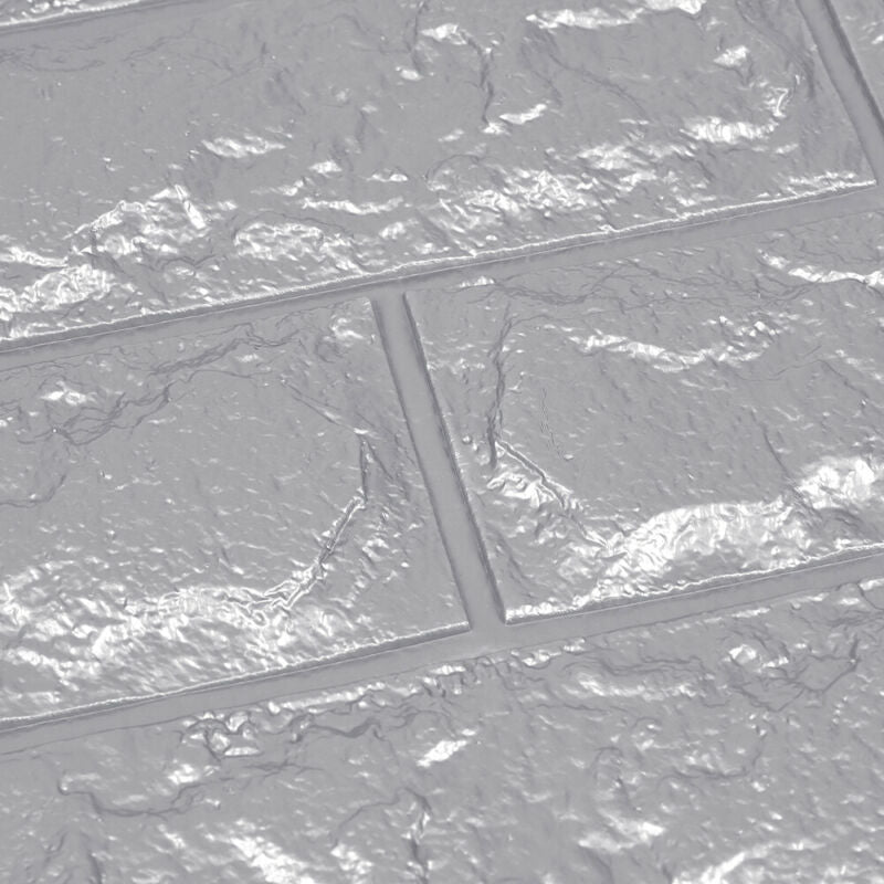 60*30cm 10Pcs 3D Brick Wall Stickers Self- Adhesive Panels Waterproof Tiles