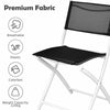 3pcs Patio Bistro Set Folding Table and Chair Set In/Outdoor Furniture W/ Table
