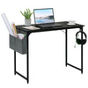 Black Home Office Desk Computer Table Student Study Laptop PC Writing Workstatio