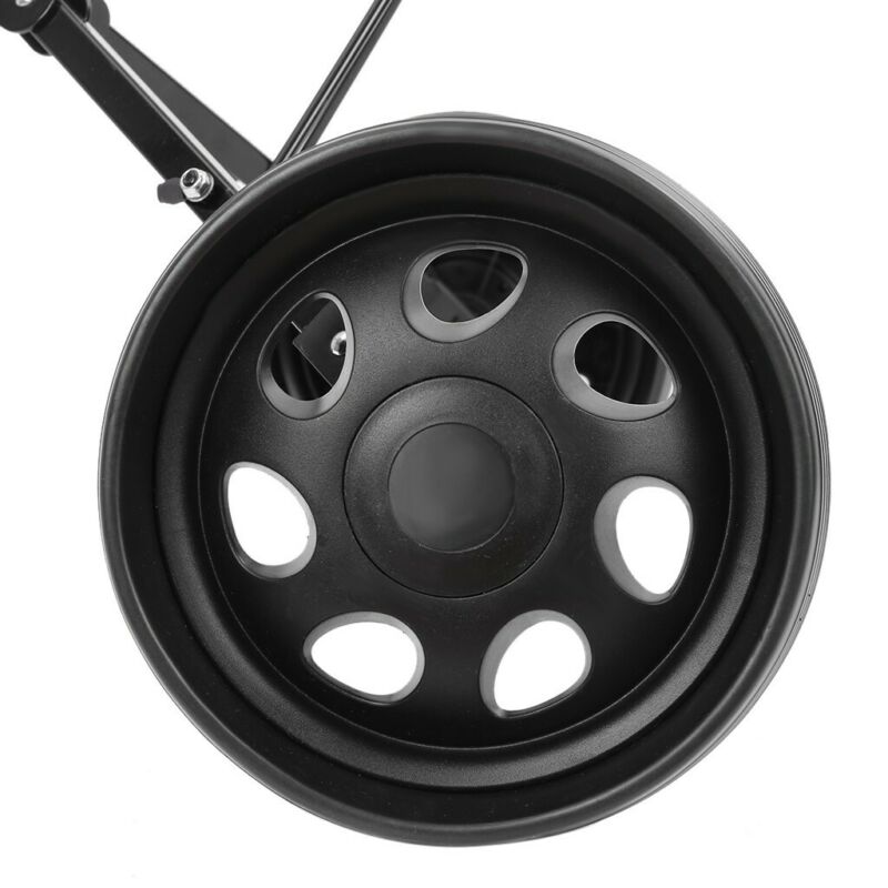 3 Wheel Golf Trolley - Manual Push / Pull Golf Cart Bag Holder Trolley (No Bag)