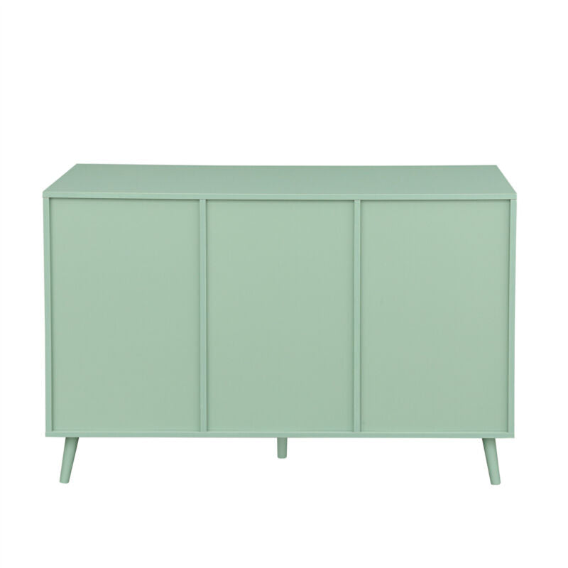 Modern Sideboard Buffet Storage Cabinet Cupboard w/ Drawers for Living Room Mint