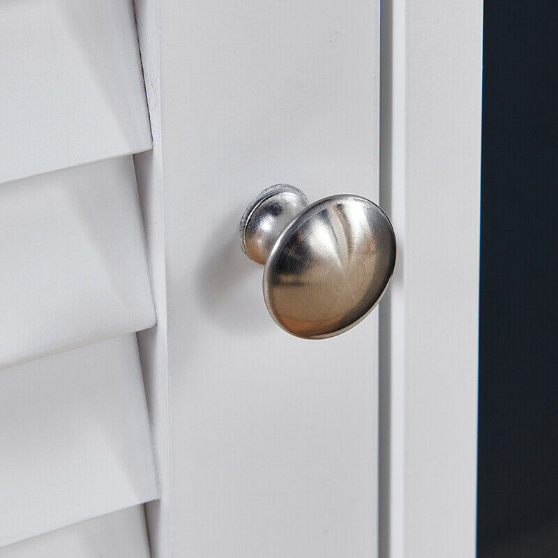 Floor Storage Cabinet Storage Units w/ Door Cupboard & Open Shelves Hallway Home