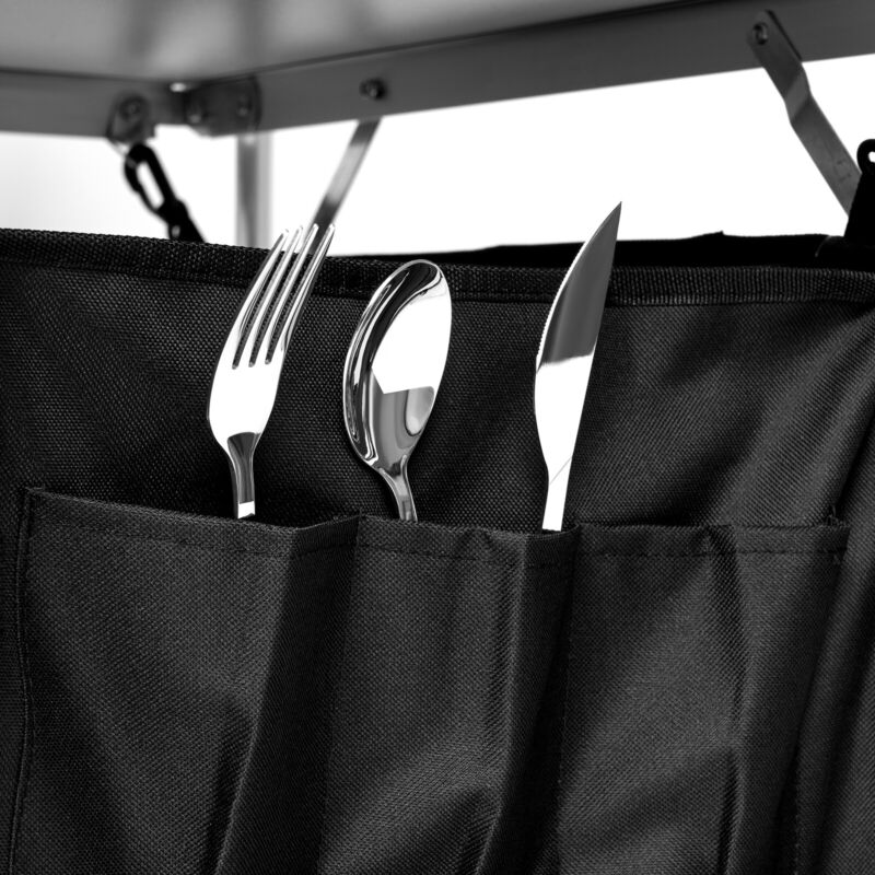 Outdoor Alu Camping Table Folding Storage Station Kitchen Cook Table with Bag