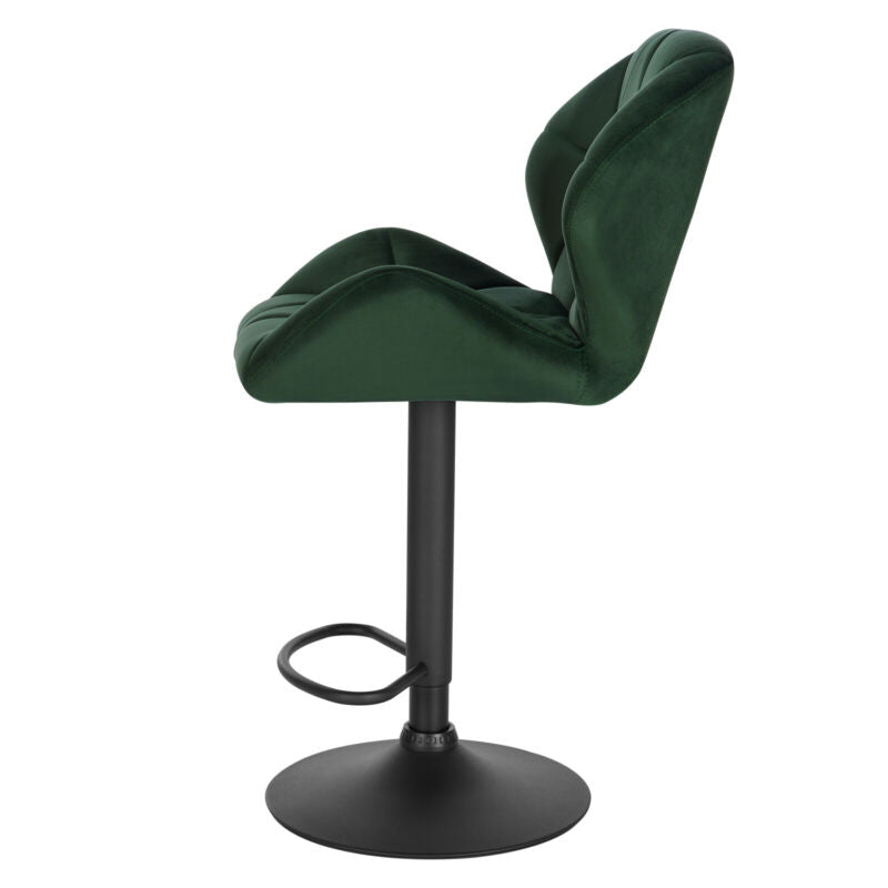 1x Breakfast Bar Stool Swivel Gas Lift Barstool Adjustable Height Kitchen Club