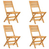 5 Piece Garden Dining Set Solid Wood Teak F7W3