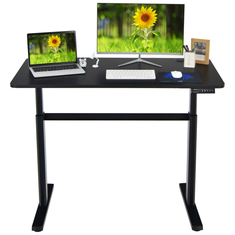 Electric Standing Desk Sit to Stand Workstation Ergonomic Computer Table W/ USB