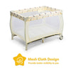 Portable Baby Playard 3 in 1 Convertible Bassinet Cot Bed Toddler Changing Table