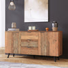 TV Cabinet Sideboard 2 Doors 3 Drawers Buffet Storage Highboard Cupboard TV Unit