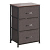 Chest of Drawers Bedroom Storage Unit with 3 Drawers Organizer Cabinet Wardrobe