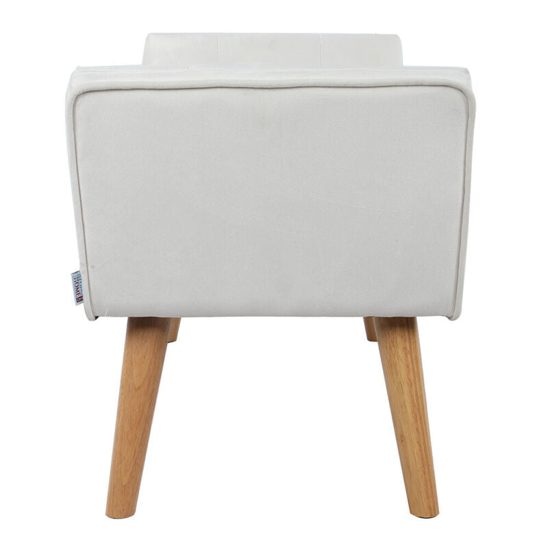 Cozy Chenille/Velvet Bench Bedside Footstool Window Seat Soft Bed End Sofa Chair