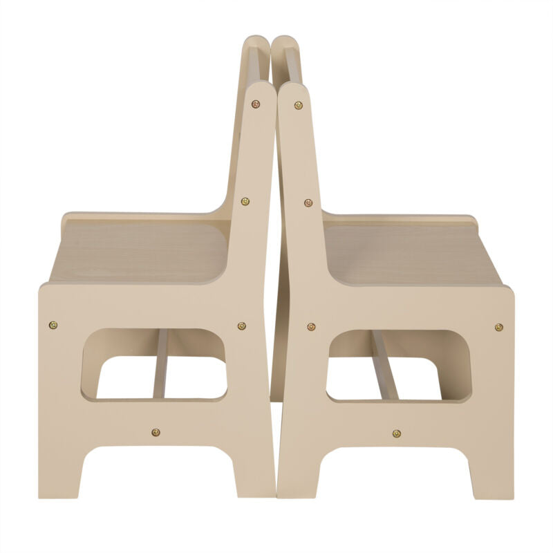 Children Table and Chairs Kids Furniture Set for Study Writing Reading Play Room