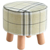 Small Footstool Foot Rest Stool Pouffe Ottoman For Living Room Removable Cover