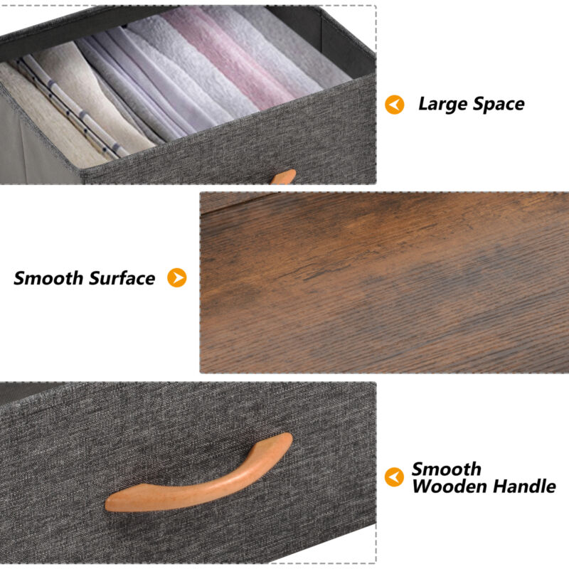 8 Drawers Chest of Drawers Unit Storage Cabinet Bedroom Furniture Hallway