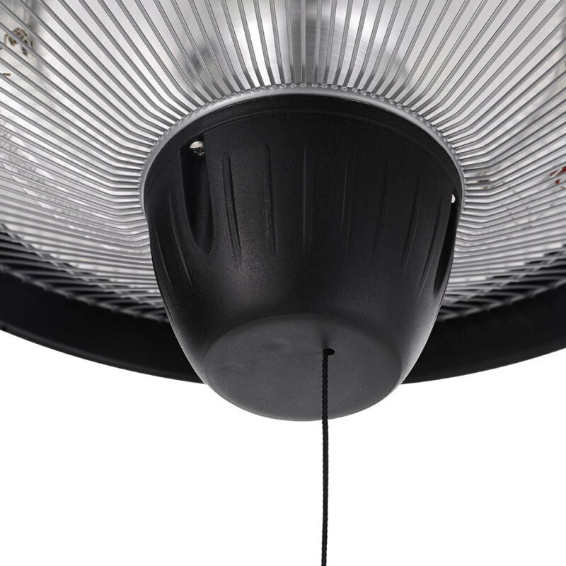 750/1500W Ceiling Electric Patio Heater Garden Infrared Space Warmer Pull Cord