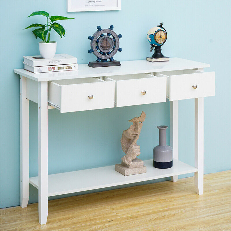 Modern Dressing Table Vanity Table Makeup Desk Dresser Set Home Bedroom Woman BN