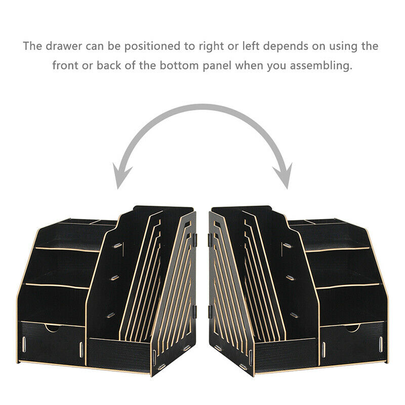 DIY Multi-Function Filing Magazine Organiser Storage Home Office Study Desktop