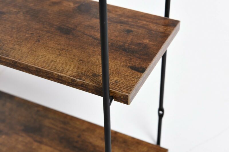 Wood Floating Shelf Wall Mounted Hanging Rack Display Rustic Storage Shelf