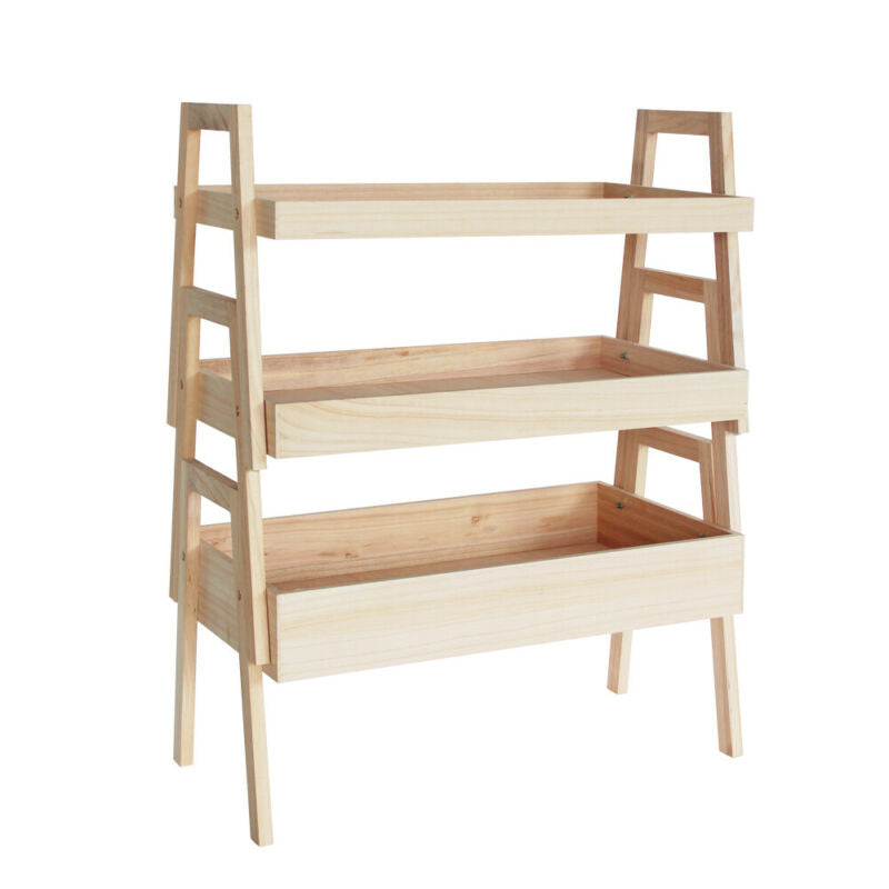3 Tiers Storage Rack Shelf Flower Stand Toy Storage Bedroom Living Room Hallway