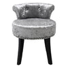 Velvet Fabric Button Studs Dressing Table Stool Chairs Piano Make up Seat Vanity