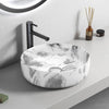 MULTI SHAPE BATHROOM CLOAKROOM COUNTERTOP CERAMIC BASIN SINK & POP UP WASTE SETS