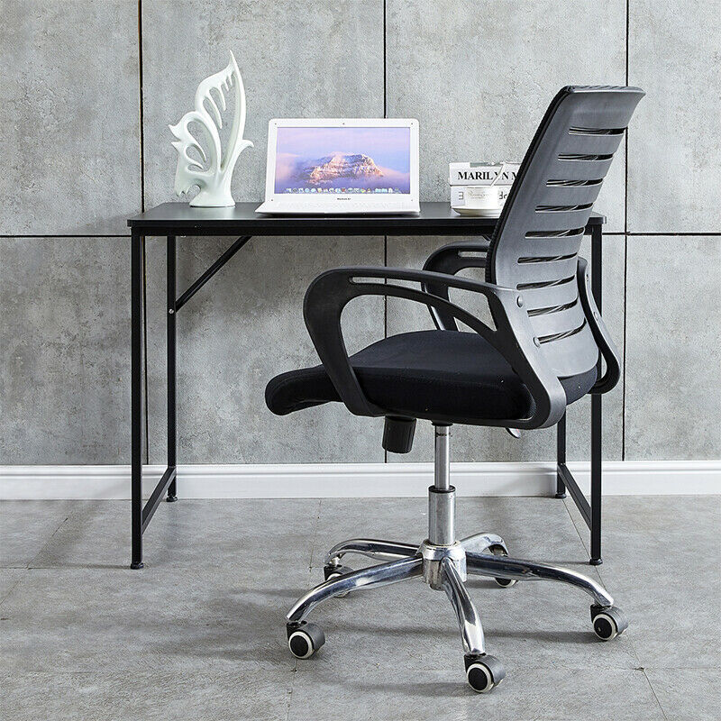 Black Modern Computer Desk Workstation PC Table Study Office 100 X 60 X 75 CM BN