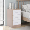 Bedside Table Storage Cabinet Chest of 3 Drawers Living Room Bedroom Furniture