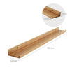 Wooden Floating Shelf Space Saving Floating Wall Shelves Display Shelf Bookshelf