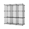 9 Cube DIY Metal Wire Storage Organizer Cupboard Shelf Bookcae Display Unit Home