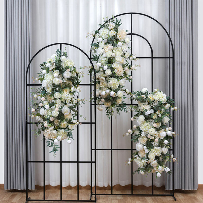 Wedding Artificial Flower Row Arch Table Background Bouquet Party Decor 100CM