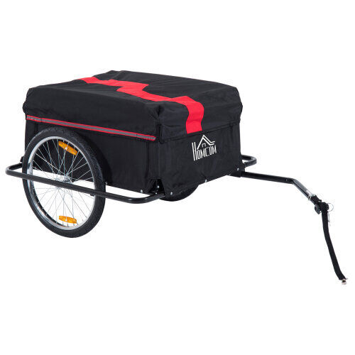 Bike Trailer Cargo Wagon Bicycle Cart Luggage Steel Black – Quildinc