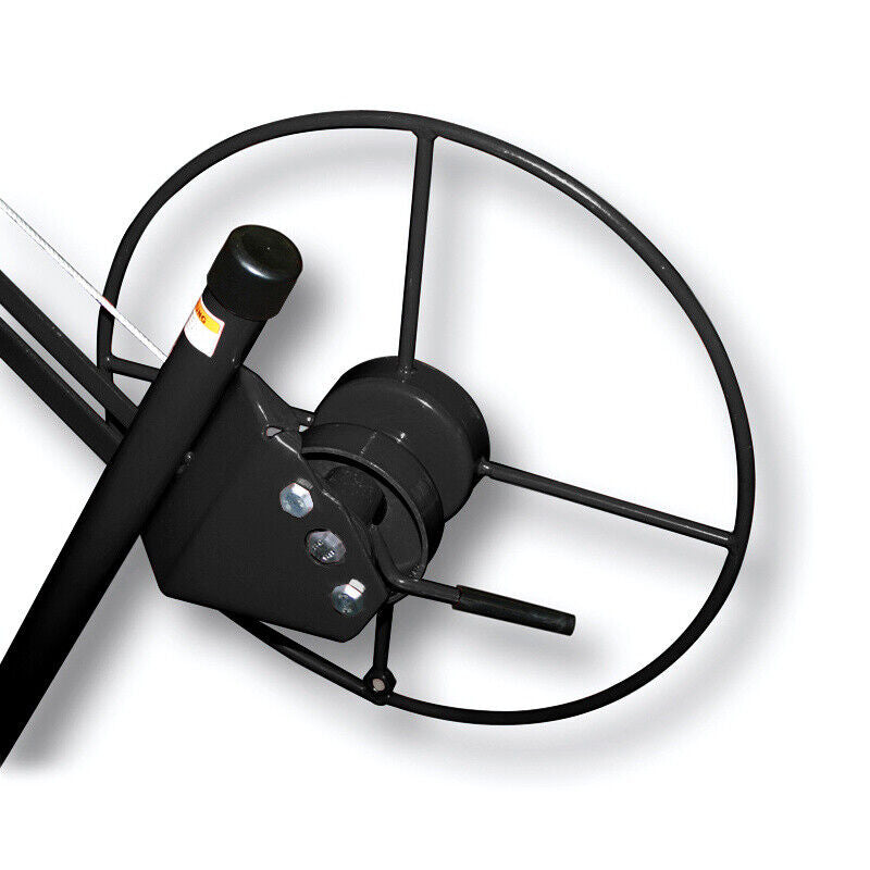 16FT Lift/Lifter Tool Drywall Hoist Heavy Duty Plaster Board Sheet w/ Wheels