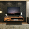 Industrial TV Stand Retro TV Cabinet Media Entertainment Center Coffee Tea Table