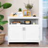 Kitchen Buffet Server Sideboard Wooden Storage Cupboard Cabinet Adjustable Shelf