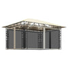 Gazebo with Mosquito Net and String 4x3x2.73 m 180 g/m² V9F1