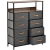 8 Drawers Chest of Drawers Unit Storage Cabinet Bedroom Furniture Hallway