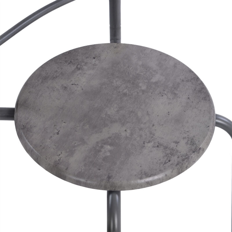 3pcs Dining Table Set and 2 Stools Breakfast Bar for Dining Room/ Kitchen MF