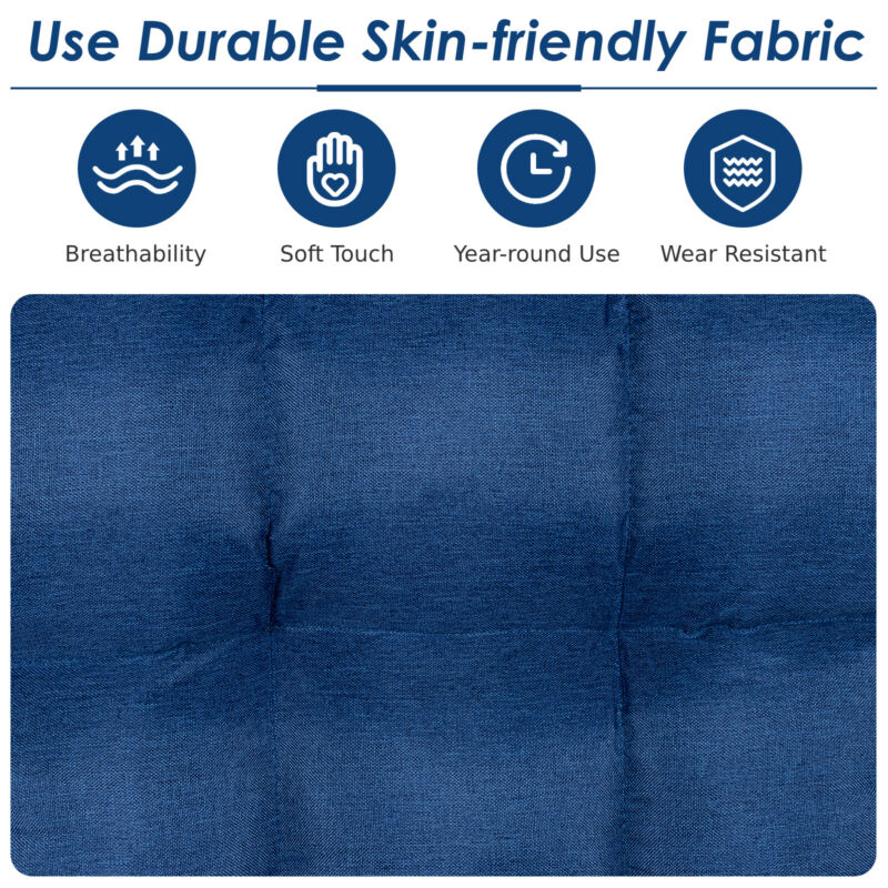 Adjustable Folding Lazy Floor Sofa Chair Gaming Couch Recliner Bed Lounge Seat