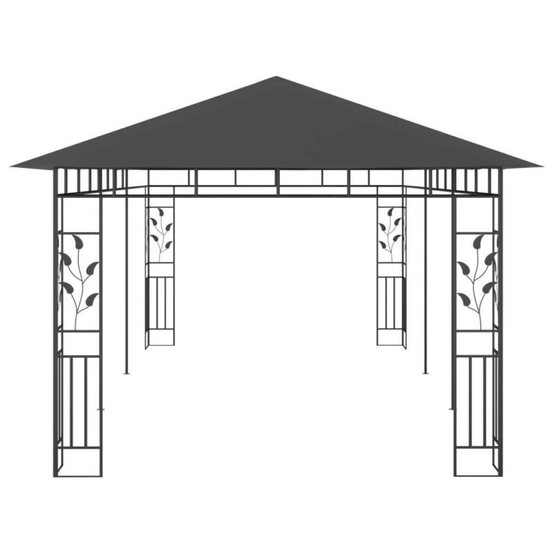 Gazebo with Mosquito Net 6x3x2.73 m Anthracite B5W3