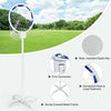 Outdoor Frisbee Toss Target Portable Metal Flying Disc Stand Detachable Mesh Net