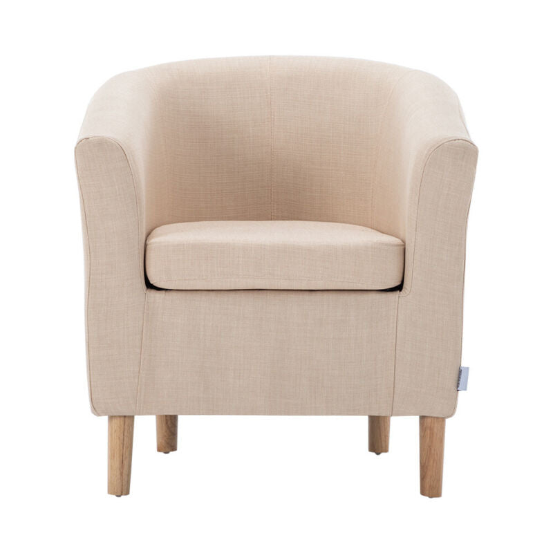 Victorian Retro Accent Armchair Wing High Back Chair Upholstered Lounge Fabric