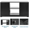 43 in TV Stand Cabinet with 2 Doors Shelves Storage for Living Room Home