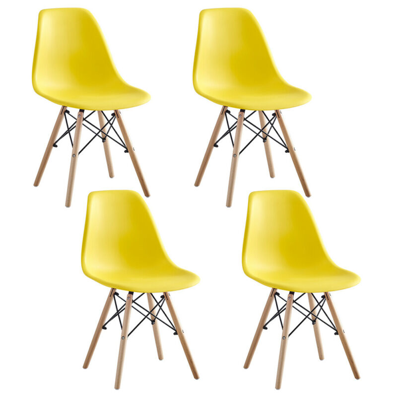 Set of 4 Eiffel Dining Chairs Lounge Chairs Side Chairs Home Office Dining Room