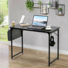 Black Home Office Desk Computer Table Student Study Laptop PC Writing Workstatio