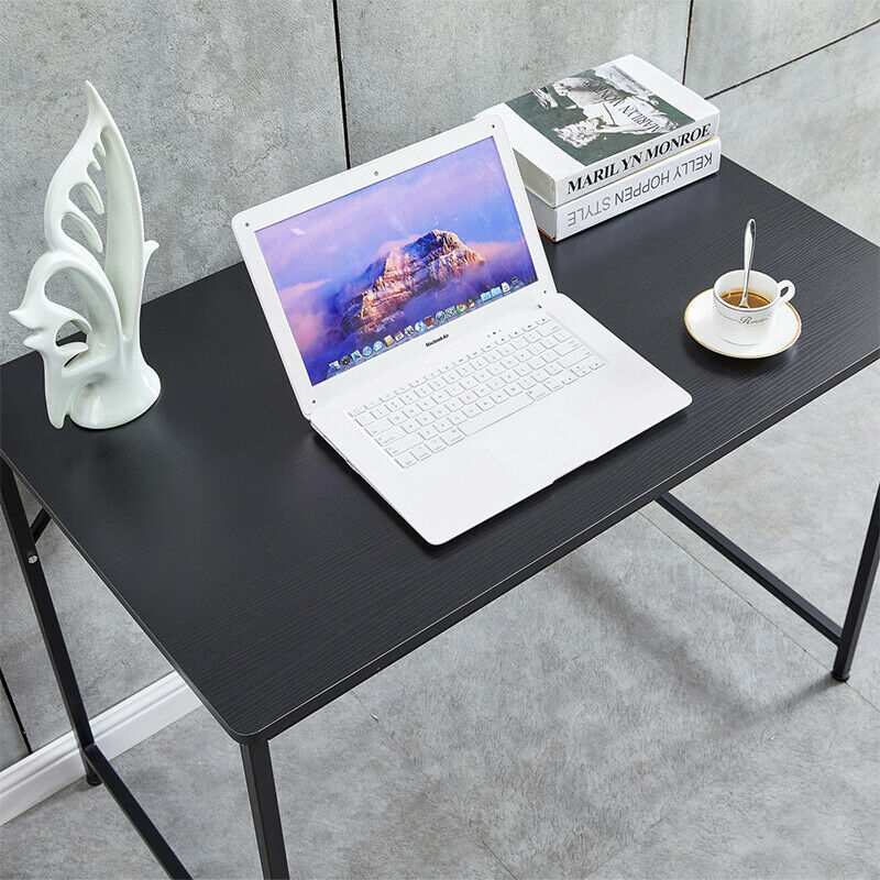 Black Modern Computer Desk Workstation PC Table Study Office 100 X 60 X 75 CM BN