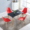 Set of 4 Eiffel Chairs Lounge Chairs Dining Chairs Plastic Home Kitchen Office