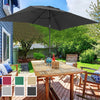 3*2.4M Outdoor Swivel Umbrella Garden Shelter Garden Sun Parasol Beach umbrella
