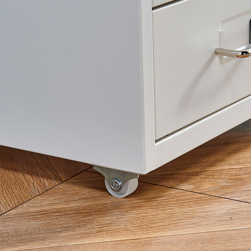 Slim 6 Drawer Metal File Cabinets Filing Cabinet for Small Space Home/Office