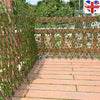 Garden Screening Expanding Trellis Fence Privacy Screen Artificial Ivy Leaves7