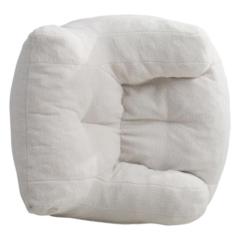 White Teddy Velvet Bean Bag Chair Lazy Sofa Armchair Floor Cushion Seat Beanbag