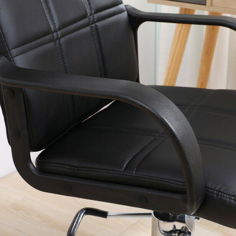Beauty Salon Haircut Chair Hairdressing Barber Chair PU Leather Black Elegance